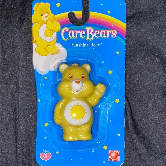 Care Bears Funshine Bear figure toy - Yellow - Picture 1 of 2